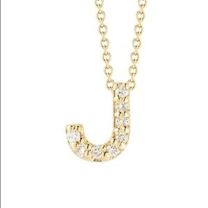 Roberto Coin Tiny Treasures Letter J 18K Yellow Gold